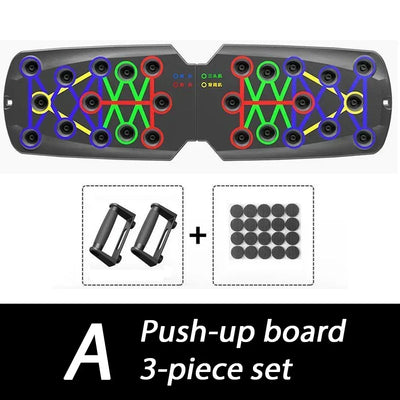 Transform Your Workout with the 21-in-1 Portable Push-Up Board - The Ultimate Folding Fitness Station for Strength Training